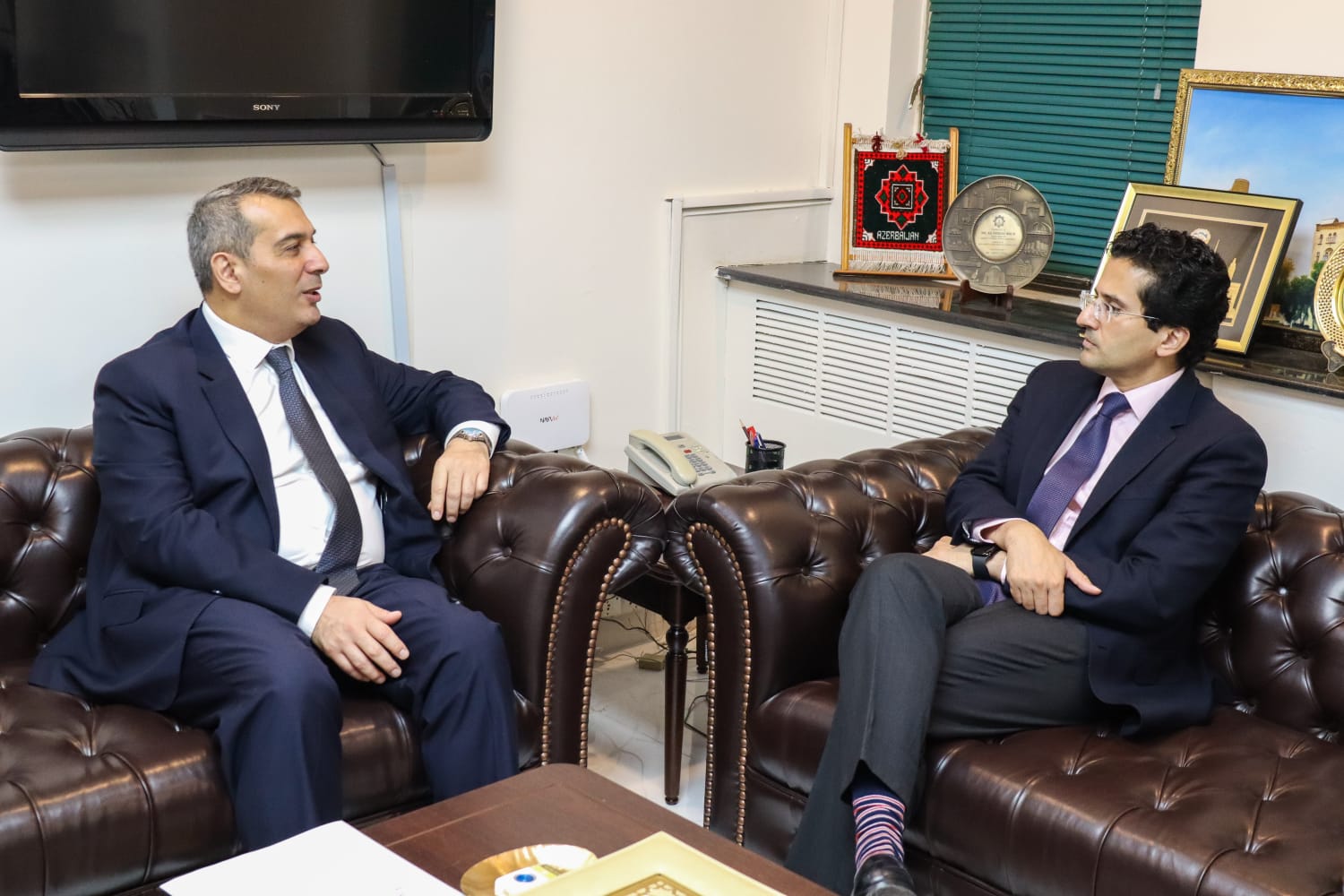 Petroleum Minister Ali Pervaiz Malik Meets Outgoing Ambassador of Azerbaijan
